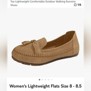 Women's Casual Tassel Loafer Flats in Tan